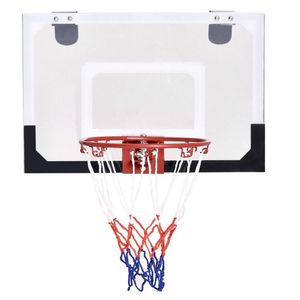 Mini panier de basket avec 2 filets, accessoire à suspendre à la porte, incluant un ballon de basket - Product Image 6