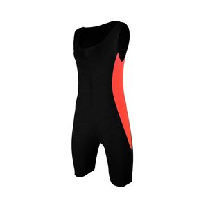 Traje de Neopreno Corto sin Mangas Personalizado para Hombre y Mujer, con Cierre Frontal, para Buceo, Surf, Triatlón y Natación - Product Image 2