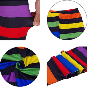 OEM Customized All Sublimation Printed Mid Waist Printed Sexy Elastic Lightweight Knitted <b>Women</b> Sports <b>Leggings</b> Pockets - Product Image 5