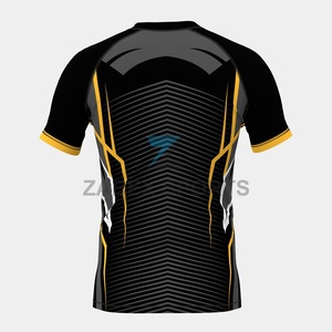 Maillot de compression MMA pour hommes, entraînement avancé, extensible, logo frontal, vêtements de sport - Product Image 2