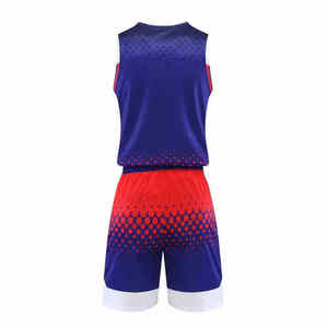Uniforme de basket-ball sur mesure de qualité supérieure Crystal Sports - Respirant, taille plus, 100% polyester, unisexe, adulte - Product Image 3