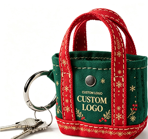 Mini sac fourre-tout tendance avec porte-clés, motif personnalisé, léger, pendentif pour sac à dos, sac à main, cadeau de vacances - Product Image 1
