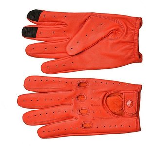 Gants tactiles en cuir PU à doigts entiers, sportifs et élégants, avec doublure thermique en soie écologique, pour usage quotidien en hiver - Product Image 4