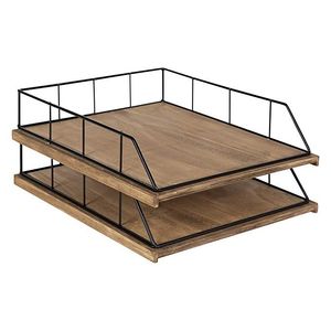 Top Selling Wooden Shelves Perfect For Office Use Desktop <b>Storage</b> And Office Organizer Daily Household Organization - Product Image 2