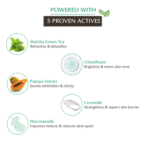 Kit Facial de Té Verde Matcha Herbal Vedic Line y Glutatión para Reducir Arrugas y Reparar la Piel, Precio de Exportación - Product Image 4