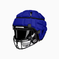 Nouvel Arrivage Housse de Casque de Moto Portable Légère en ABS/EVA Antidérapante Respirante Résistante aux Chocs, Casquette de Scrum de Football Souple