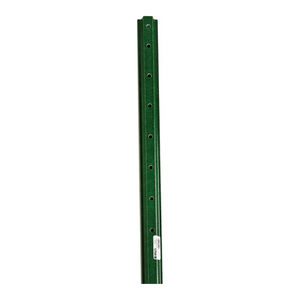 Poteau de signalisation composite vert Brady TUFF'n Lite de 8 pieds à profil fermé pour les panneaux de sécurité extérieurs - Product Image 1