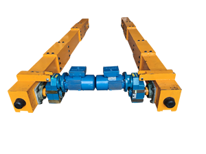 Moteur de transmission et boîte de vitesses robustes de 10 tonnes et 9 mètres pour chariot d'extrémité de grue EOT |   Composant de pont roulant à poutre simple ou double - Product Image 3