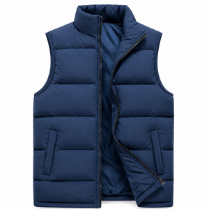 <b>Men's</b> Quilted Puffer Vest <b>Warm</b> Lightweight Winter Outerwear - Product Image 4