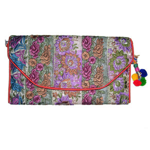 Handcrafted Ethnic Purse Banjara Ladies Clutch <b>Bags</b> Traditional Embroidered <b>Boho</b> Tribal Handbag Vintage Gypsy Fashion Wallet - Product Image 1