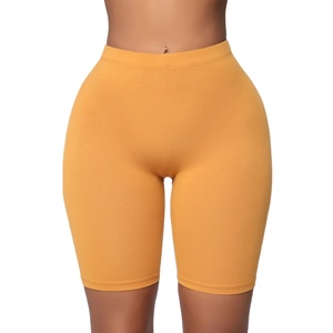 Custom logo Cotton Sexy Biker Shorts Women Girl Fitness <b>Booty</b> Short Woman Casual Short with Customized logo MADE BY HS 2027 - Product Image 1