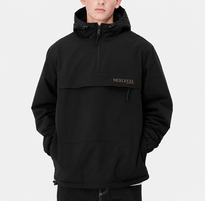 เสื้อแจ็คเก็ตแบบมีฮู้ดกันลมสำหรับทุกเพศ ทรงสปอร์ต แขนกุด สีพื้น ปิดด้วยซิป ทรงปกติ ใส่ได้ทุกฤดู เหมาะสำหรับกิจกรรมกลางแจ้ง มีกระเป๋า - Product Image 4