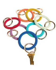 Trendy Fancy Multi-Color Beaded Embroidery Keychain Handmade Luxury Design Keyring for Bike Car USB Purse Decorative Car <b>Bag</b> - Product Image 6