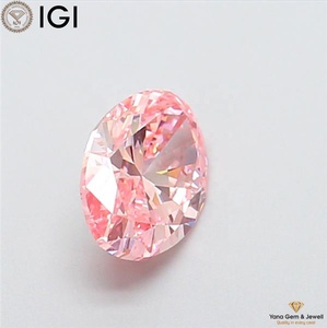เพชร CVD ผลิตในห้องปฏิบัติการ สีชมพูสดใส ระดับความสะอาด VS1 ได้รับการรับรองจาก IGI รูปทรงวงรี น้ำหนัก 1.50 กะรัต สำหรับงานเครื่องประดับมืออาชีพ - Product Image 3