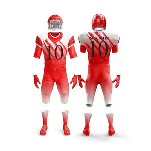 Nieuw Amerikaans voetbaltenue voor volwassenen, voetbalshirt & -broek, custom sublimatie Amerikaans voetbaltenue voor wedstrijd & training - Product Image 3