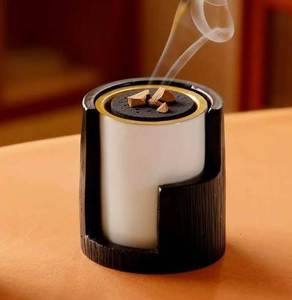Quemador de incienso clásico de madera y cuero estilo árabe para Oud Bakhoor, aromaterapia y decoración del hogar. - Product Image 2