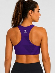 <b>Women's</b> Sports Bra OEM Service <b>Compression</b> Breathable Eco-Friendly Customizable Front Medium Support Fitness Gym Bra Wholesale - Product Image 4