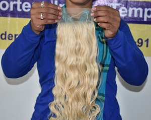 ผมมนุษย์แท้ Remy สำหรับต่อผมมนุษย์ผมมนุษย์มีหนังกำพร้าวิกปิด4*4ผมมนุษย์ผมมนุษย์ผมธรรมชาติแวววาว - Product Image 1