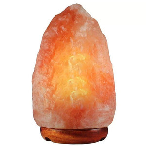 Lampe de sel de l'Himalaya confortable et élégante, finition lisse, lumière chaude pour la pièce - Product Image 1