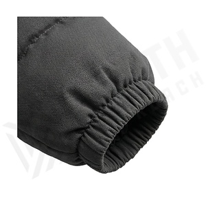 Non-Branded Quilted Jacket Women's Winter Stand Collar Full Sleeve Thick Polyester Filling Windproof Short Length Zipper Front - Product Image 6