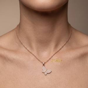 Collar de Diamantes con Símbolo de la Eternidad, Elaborado en Oro, para Mujeres que Buscan un Lujo Atemporal, Regalo de Compromiso, Boda, Aniversario - Product Image 6