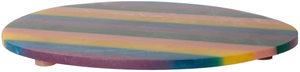 Tabla de quesos de resina hecha a mano con textura de mármol y patrón de remolino acuático, tabla para cortar, picar y servir, artículos para el hogar, utensilios de cocina - Product Image 4