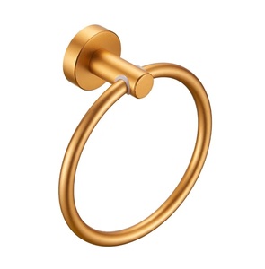 Toallero de Lujo de Hierro Resistente, Soporte de Pared para Toallas, Barra Individual, Accesorios de Baño - Product Image 6