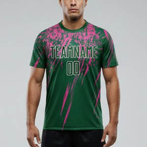 เสื้อฟุตบอลสั่งทำพิเศษ คุณภาพสูง ผลิตจากโพลีเอสเตอร์ แขนสั้น สำหรับกีฬา พร้อมพิมพ์โลโก้ทีม สำหรับการฝึกซ้อม การแข่งขัน และจำหน่ายจำนวนมาก - Product Image 3