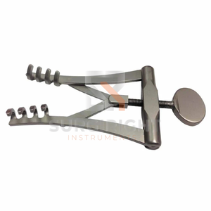 ALLPORT Écarteur mastoïde 7,5 cm en acier inoxydable, écarteur de plaies 4x4 à pointes acérées, instrument manuel en plastique pour chirurgie ORL - Product Image 2