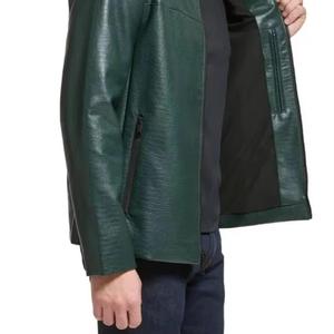 Hot Selling <b>Men</b> Clothing Leather Jacket New Fashion <b>Men</b> Leather Jacket Windproof Leather <b>Men's</b> Jacket - Product Image 5