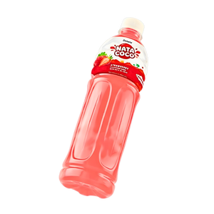 Meilleur prix OEM/ODM Marque privée Jus de fruits fraise avec nata de coco Eau potable pour enfants Sans sucre ajouté - Product Image 2