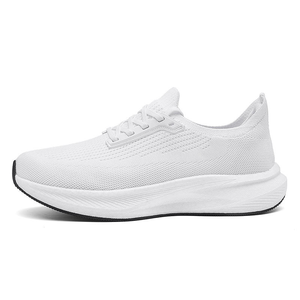Zapatillas deportivas para correr para hombre, con cordones, antideslizantes, de ancho amplio, con parte superior de malla transpirable, suela acolchada suave, ligeras y cómodas. - Product Image 4