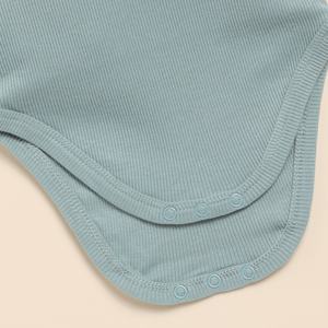 Monos de manga larga de elastano de bambú orgánico de calidad superior para ropa interior de espuma de mar de bebé - Product Image 4