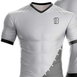 Shorts de football noirs pour hommes avec numéro 10 imprimé par sublimation, taille élastique, séchage rapide, en polyester, vêtements de sport toutes saisons - Product Image 2