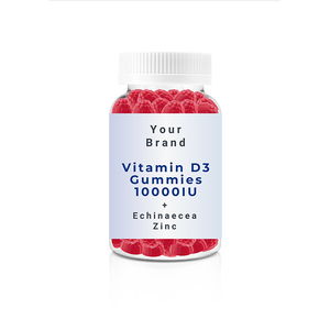 Amazing Offer on Best Quality Custom Label 10000 IU Vitamin D3 Zinc <b>Gummy</b> <b>Candy</b> with Echinacea for Bulk Buyers - Product Image 1