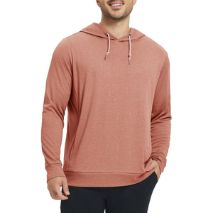 Sudadera con Capucha Heather para Hombre, con Cordón Ajustable, Forro Polar Suave, Corte Ajustado Informal, Ropa Urbana de Otoño - Product Image 2