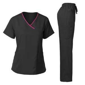 Uniformes Médicos Cherokee Unisex de Lujo, Uniformes de Trabajo para Personal de Hospital, Cuello en V, Manga Corta, con Poliéster y Spandex - Product Image 6