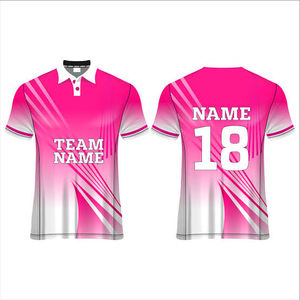 Camiseta de Críquet Personalizada con Nombre y Número, Uniforme Unisex para Todos los Equipos de Críquet, Hecha de Poliéster / Tejido Pinhole, Precio Económico, Precio al por Mayor - Product Image 4