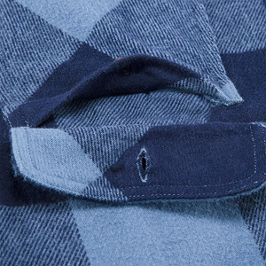 Camisa de Franela a Cuadros Casual de Moda para Hombre, Oversize, Manga Larga, Ajuste Holgado, Estilo Cargo, Ropa de Trabajo Informal - Product Image 5