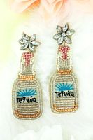 Boucles d'oreilles artisanales en perles, bijoux fantaisie pour femmes et filles à prix avantageux