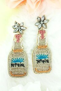 Pendientes de cuentas hechos a mano al por mayor, joyería de moda para mujeres y niñas a precio económico - Product Image 2