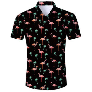 Wholesale Printed <b>Shirt</b> <b>Half</b> Sleeve Knitted Polyester Wholesale Men Clothing Bulk Plain Custom Printed <b>Half</b> Sleeve Polo <b>Shirt</b> - Product Image 3