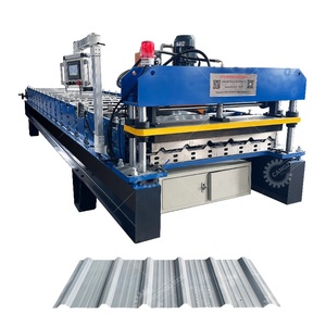 Máquina Formadora de Rollos de Láminas Trapezoidales de Acero Galvanizado de Alto Rendimiento Popular <span class=keywords><strong>en</strong></span> Irak - Product Image 1