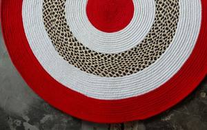 Alfombras y Tapetes Florales Trenzados de Algodón Hechos a Máquina, Aptos para Mascotas, Decorativos para Sala de Estar, de Gran Tamaño, Estilo Moderno, Ecológicos - Product Image 3