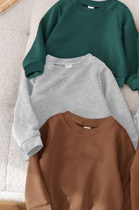 Cardigan Enfant Personnalisé en Coton Doux 100% Tricoté à la Main 9GG avec Manches Bouffantes Imprimé Animal Couleur Unie Mignon Bébé Automne Vente en Gros - Product Image 6