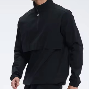 Veste coupe-vent pour homme en gros, mode décontractée, logo personnalisé, coupe ajustée, imperméable, vêtements de sport d'extérieur pour homme - Product Image 2