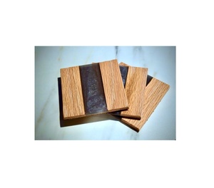 Customizable Handmade Classic Wooden Tea Coasters <b>Set</b> of 4 Pec <b>Square</b> Wood Marble New Pattern from India stone coaster <b>Set</b> Use - Product Image 3