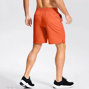 Shorts de tennis pour hommes, personnalisables, à taille élastique avec cordon de serrage, séchage rapide, respirants, écologiques, motif uni, style vintage, pour la gym et le sport - Product Image 2