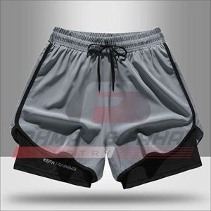 Men's <b>White</b> Quick Dry Knitted Sport Shorts With Black Trim And Drawstring Waist Regular Fit Solid Design - Product Image 6