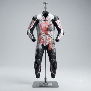 Traje de Carreras Personalizado para Hombre en Cuero Vacuno/Canguro, Mono de Una Pieza con Armadura de Nivel 2 CE, Hecho a Medida, Protección OEM - Product Image 1